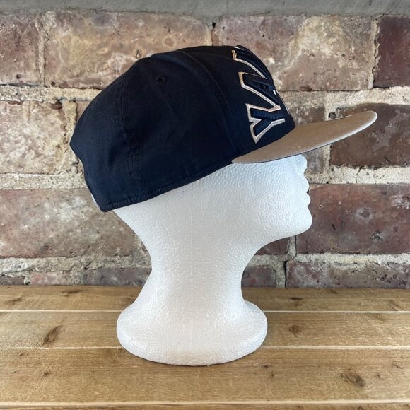 YANKEES New York NY Spell Out Blue New Era Adjustable Hat - Picture 3 of 8